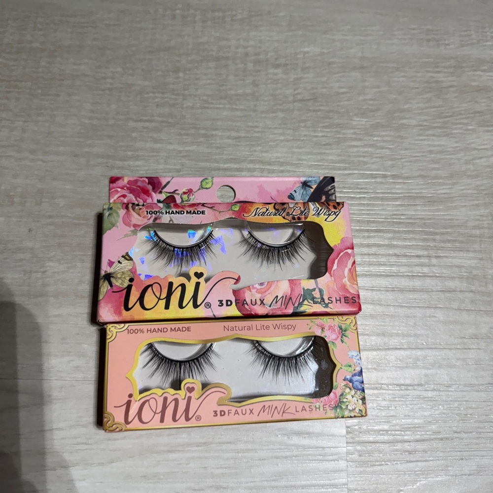 Ioni Natural Lite Wispy 3D Faux Mink Lashes